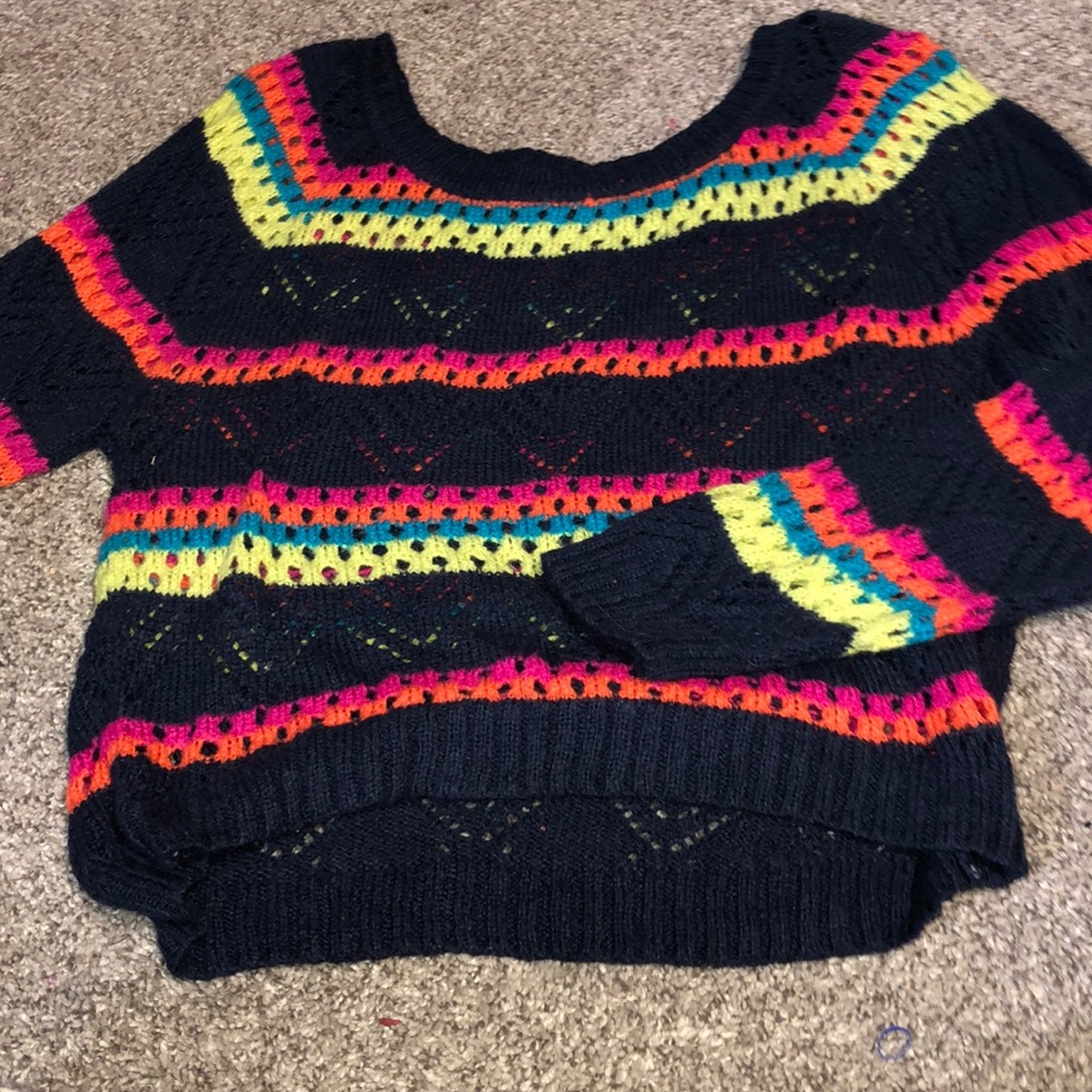 Multi colored sweater